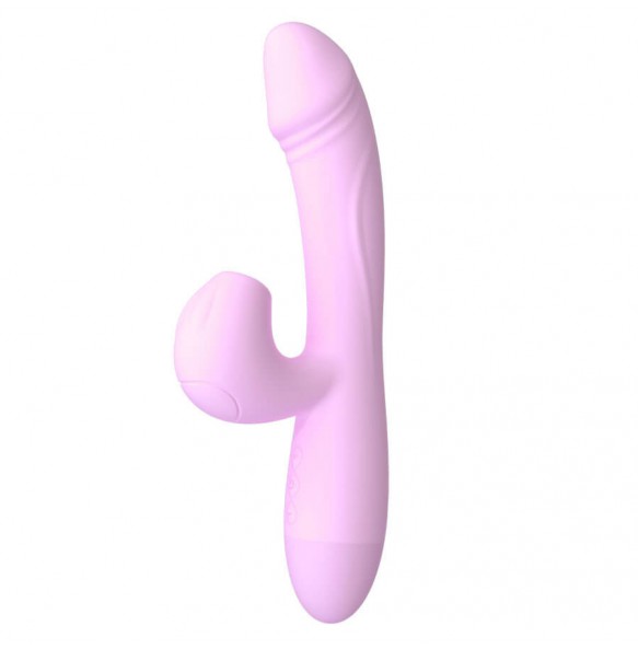 HK LETEN - Rabbit Sucking Intelligent Heating Vibrator Wand (Chargeable - Purple)